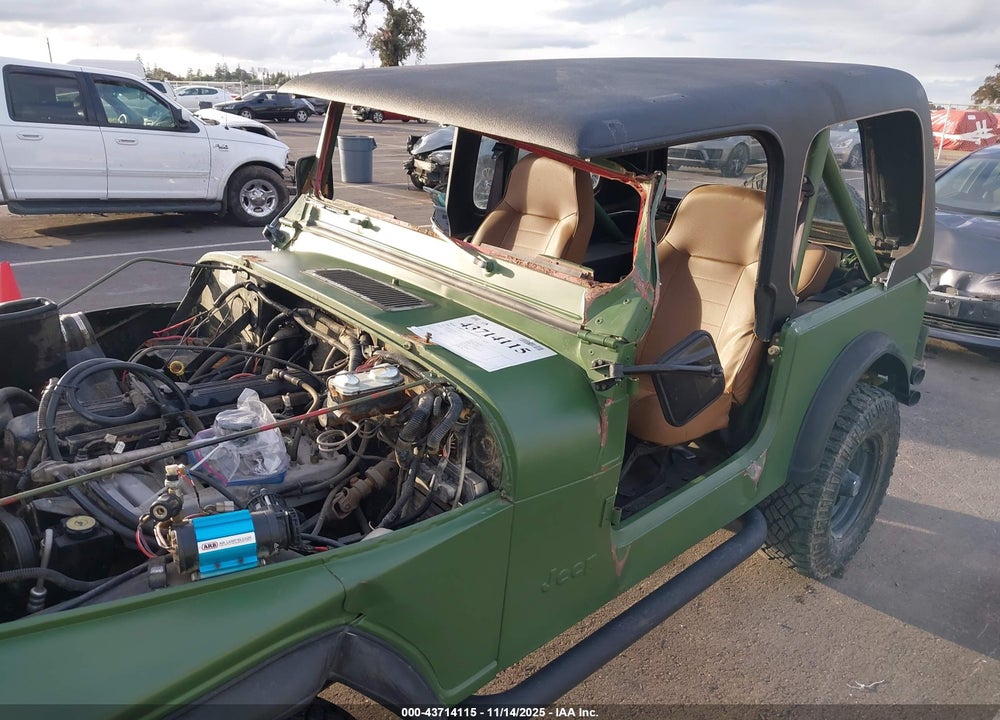 1984 JEEP CJ7 VIN: 1JCUF87AXET050230