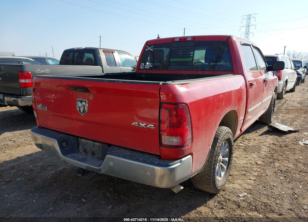 2014 RAM 1500 BIG HORN VIN: 1C6RR7LG9ES108148