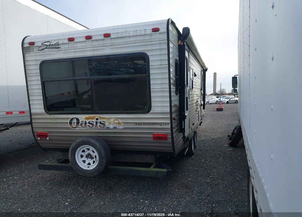 2014 SHASTA OASIS 26RL TRAVEL TRAILER VIN: 5ZT2SSRB4EE002734