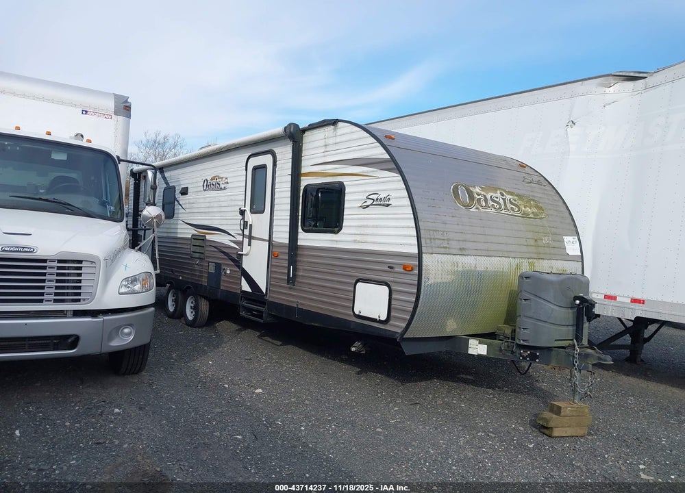 2014 SHASTA OASIS 26RL TRAVEL TRAILER VIN: 5ZT2SSRB4EE002734