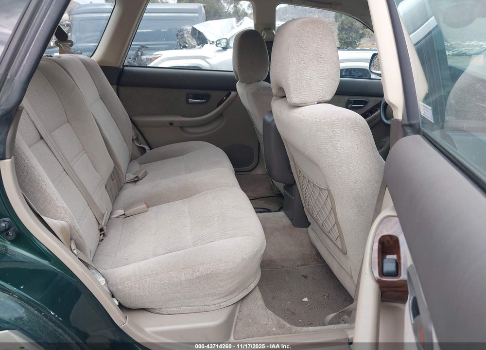 2002 SUBARU OUTBACK VIN: 4S3BH675827646712
