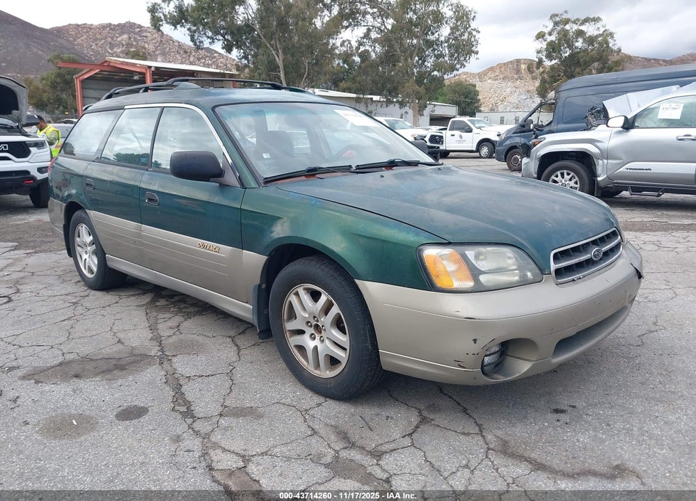 2002 SUBARU OUTBACK VIN: 4S3BH675827646712