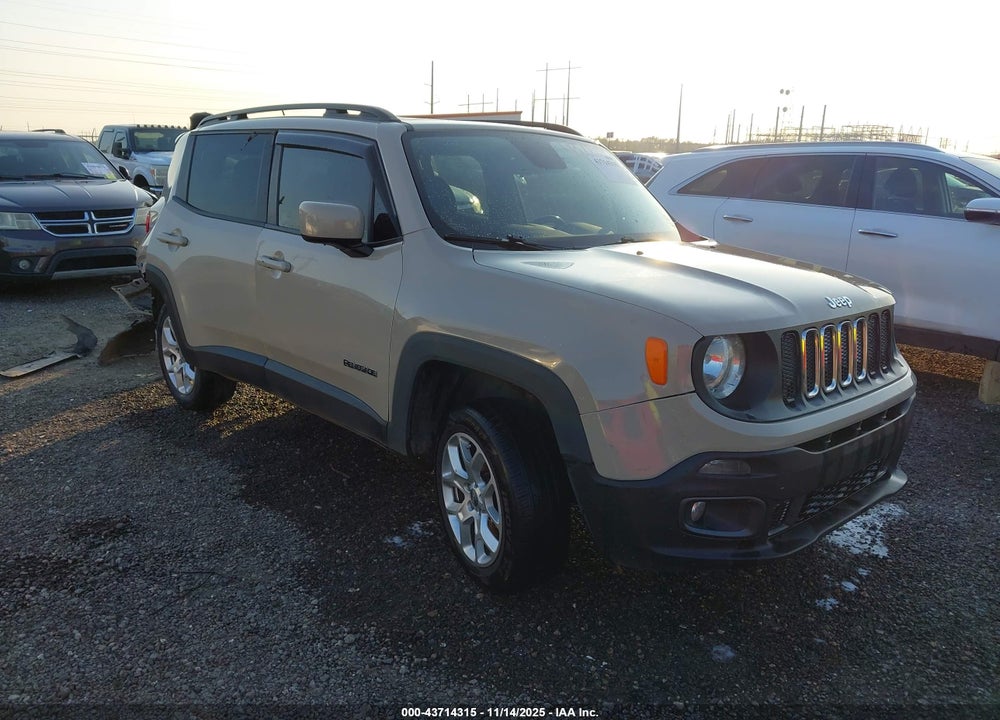 2015 JEEP RENEGADE LATITUDE VIN: ZACCJBBT5FPC26177