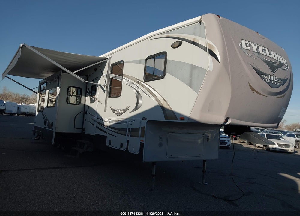 2012 HEARTLAND 3800 CYCLONE VIN: 5SFCG4339CE238438
