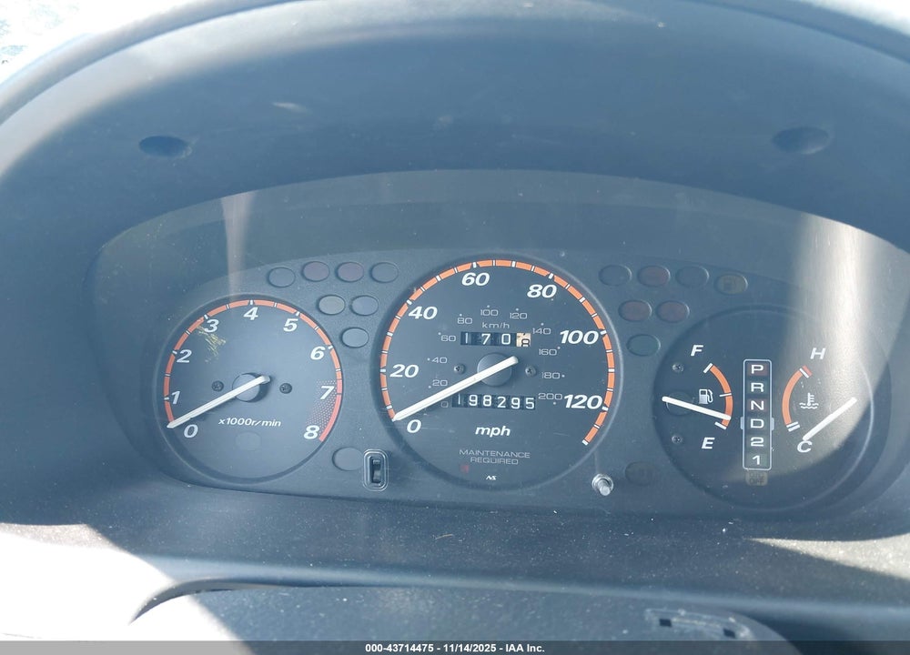 1999 HONDA CR-V EX VIN: JHLRD1862XC025553