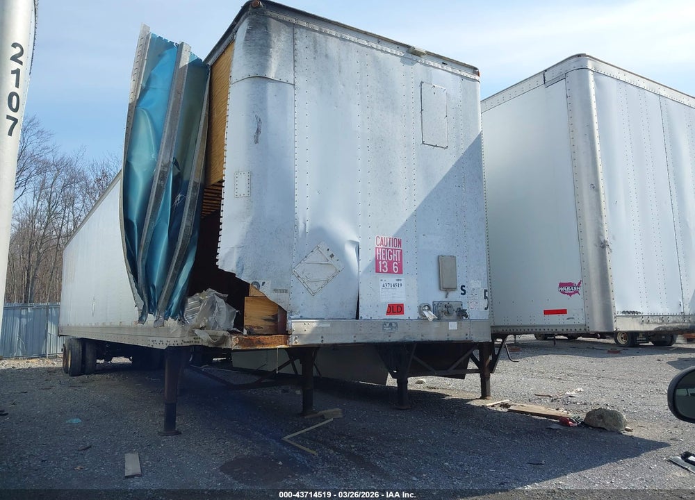 2000 TRAILMOBILE DRY VAN TRAILER VIN: 1PT01JAH0Y6003853