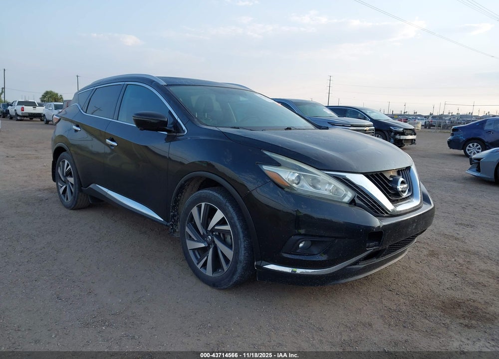 2017 NISSAN MURANO PLATINUM VIN: 5N1AZ2MG4HN188979