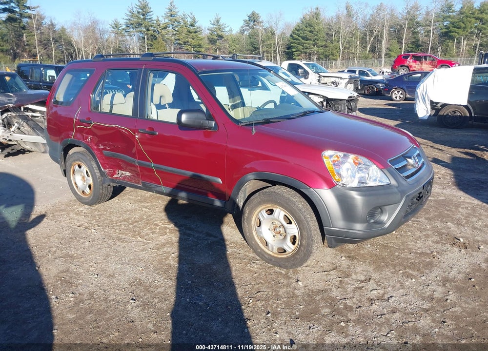 2006 HONDA CR-V LX VIN: SHSRD78556U441629