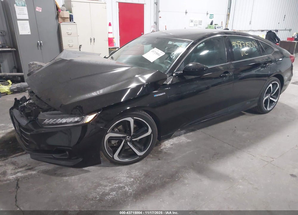 2022 HONDA ACCORD HYBRID SPORT VIN: 1HGCV3F22NA008600