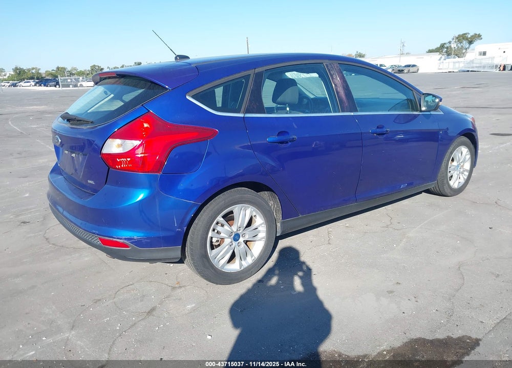 2012 FORD FOCUS SEL VIN: 1FAHP3M21CL276353