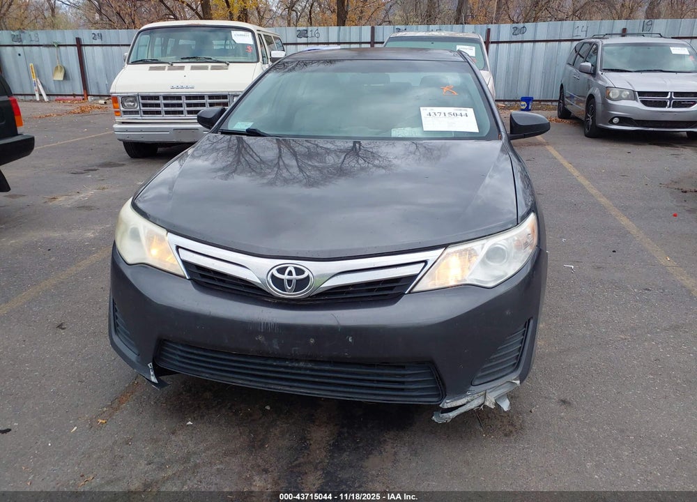 2012 TOYOTA CAMRY LE VIN: 4T4BF1FK7CR162180