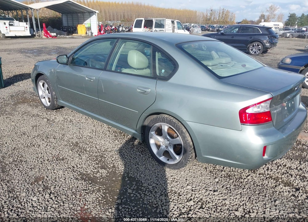 2009 SUBARU LEGACY 2.5I LIMITED VIN: 4S3BL626197229845