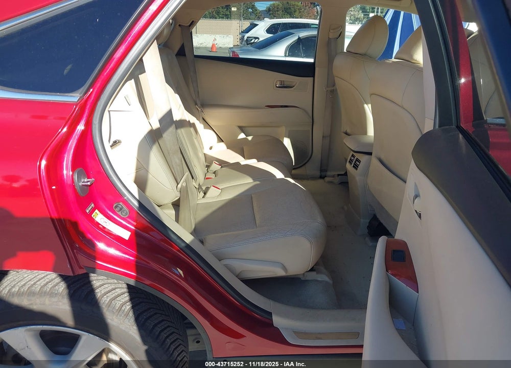 2012 LEXUS RX 350 VIN: 2T2BK1BA1CC126050