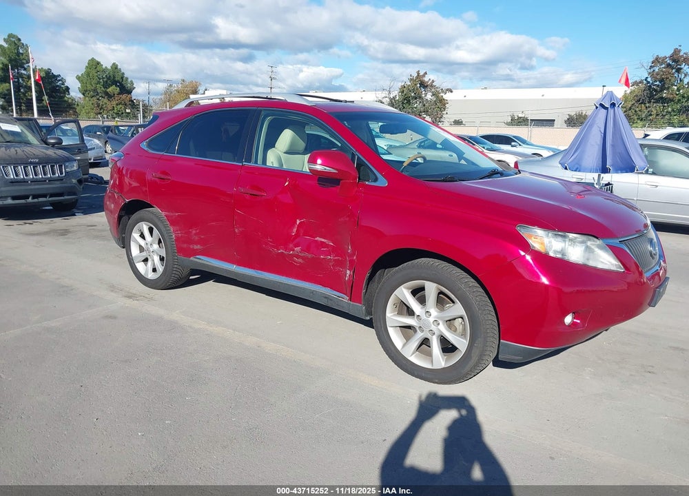 2012 LEXUS RX 350 VIN: 2T2BK1BA1CC126050