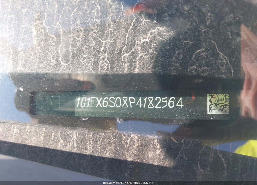 2023 CHEVROLET BOLT EV VIN: 1G1FX6S08P4182564