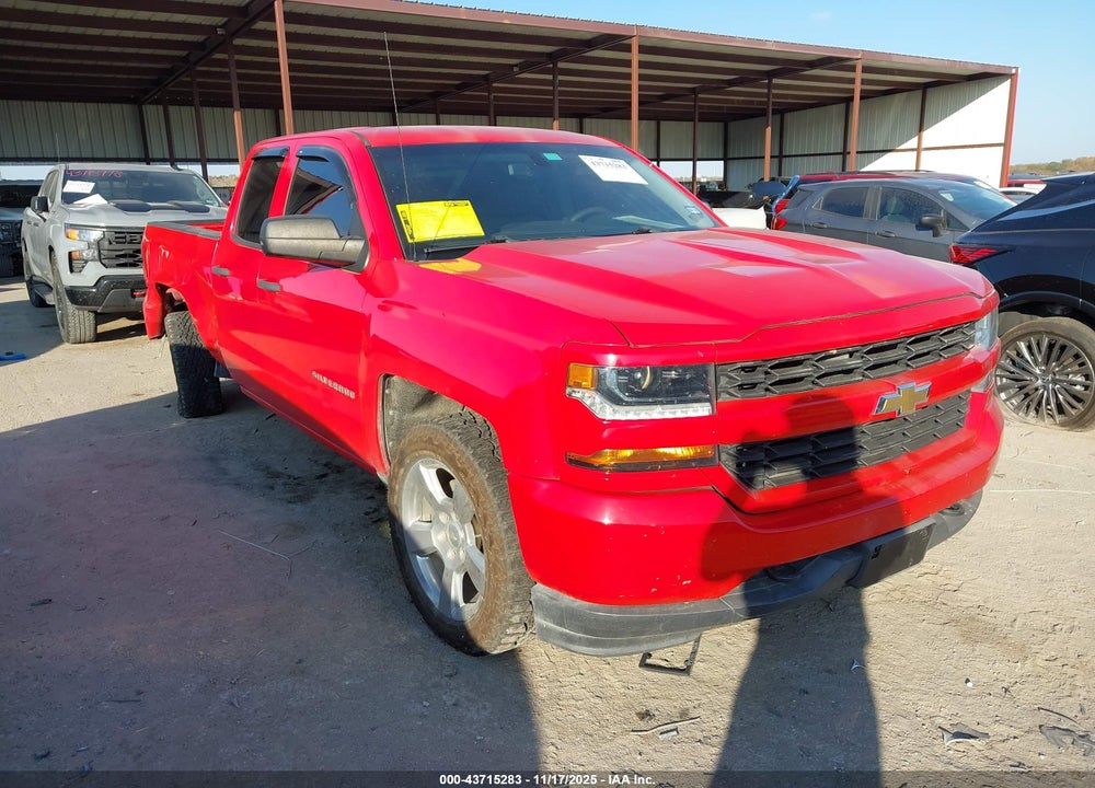 2018 CHEVROLET SILVERADO 1500 CUSTOM VIN: 1GCRCPEH9JZ327547