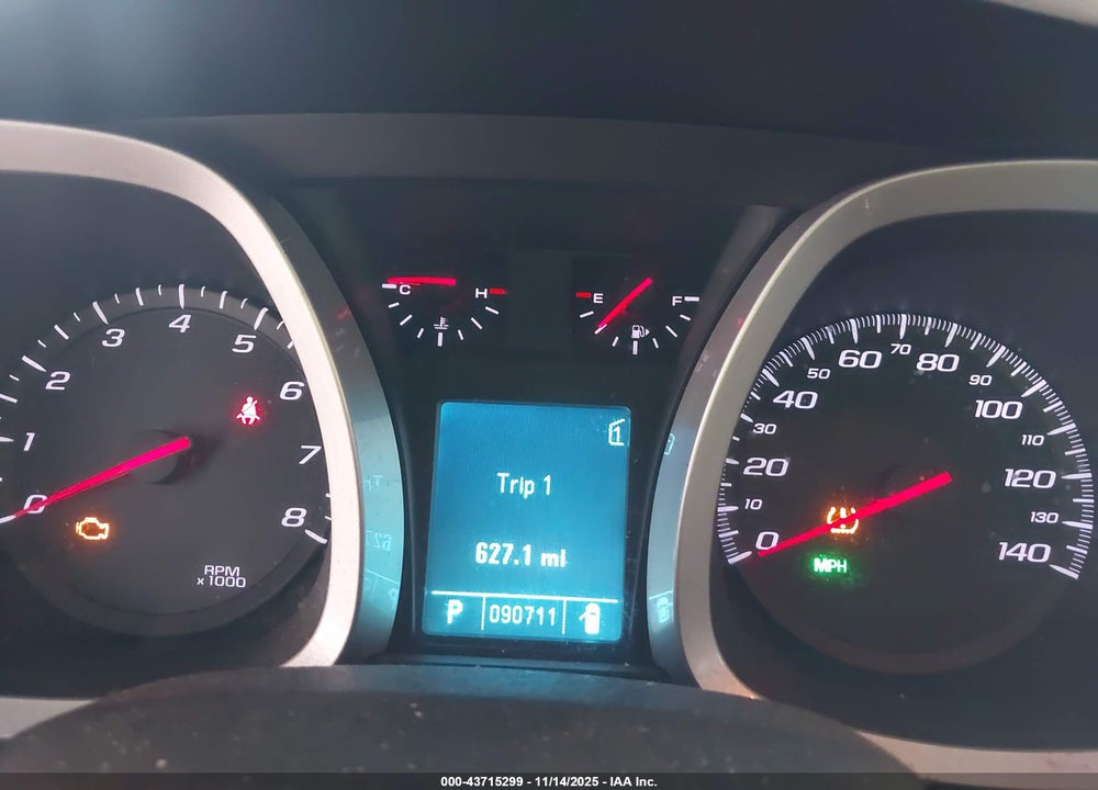 2011 CHEVROLET EQUINOX LS VIN: 2CNALBEC9B6217403