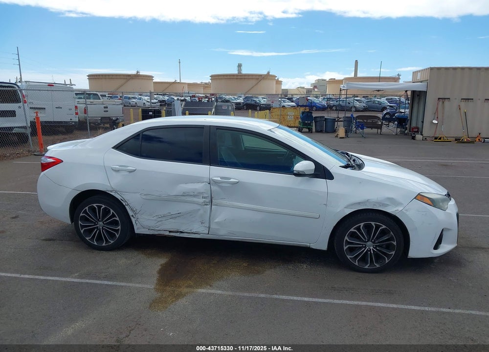 2015 TOYOTA COROLLA S PLUS VIN: 2T1BURHE6FC247720