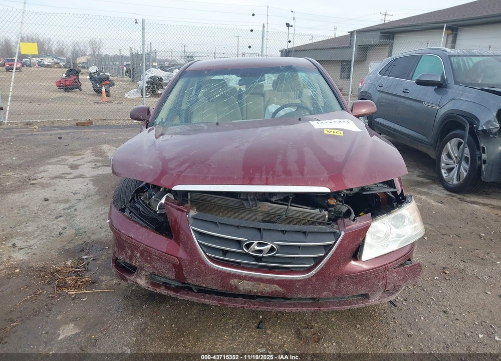 2009 HYUNDAI SONATA GLS VIN: 5NPET46C69H508494