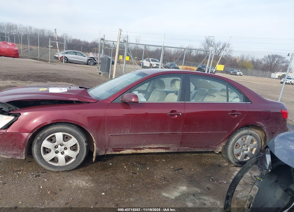 2009 HYUNDAI SONATA GLS VIN: 5NPET46C69H508494