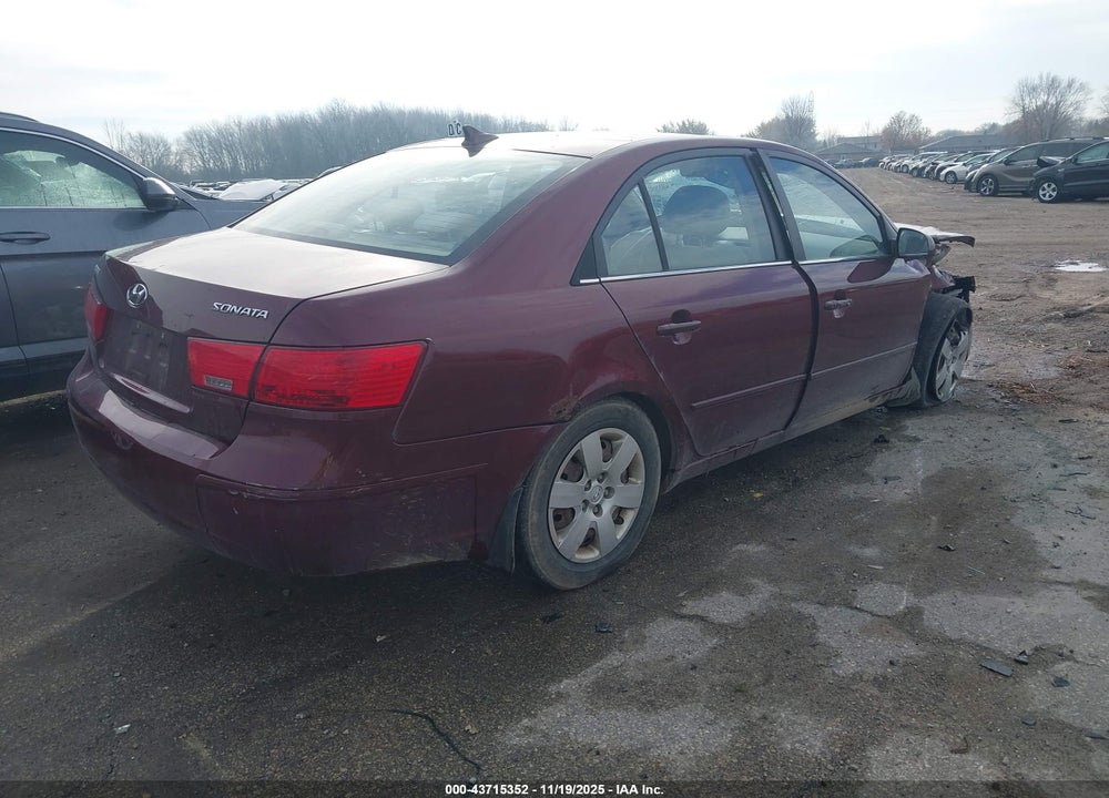 2009 HYUNDAI SONATA GLS VIN: 5NPET46C69H508494