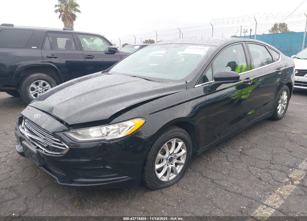 2017 FORD FUSION S VIN: 3FA6P0G75HR293713