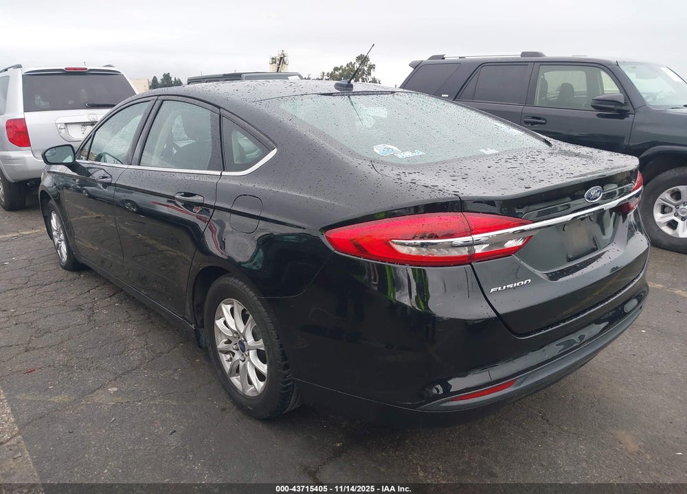 2017 FORD FUSION S VIN: 3FA6P0G75HR293713