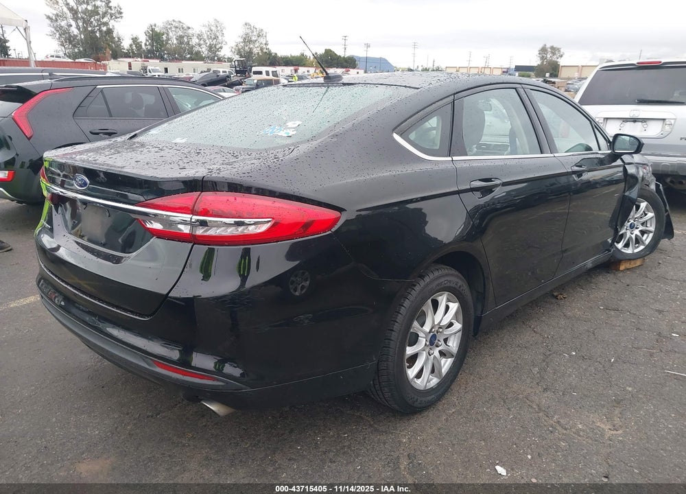 2017 FORD FUSION S VIN: 3FA6P0G75HR293713