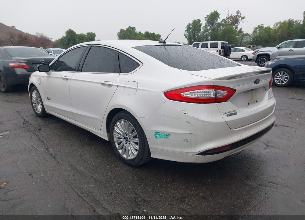 2014 FORD FUSION ENERGI TITANIUM VIN: 3FA6P0SU7ER103290