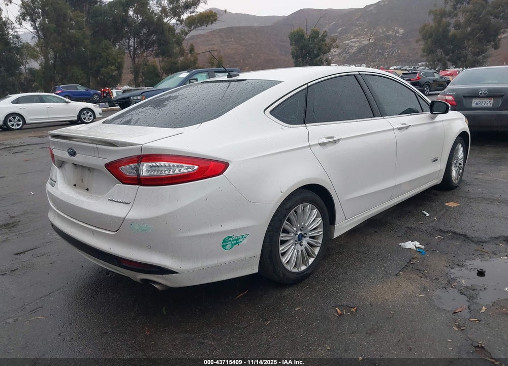 2014 FORD FUSION ENERGI TITANIUM VIN: 3FA6P0SU7ER103290