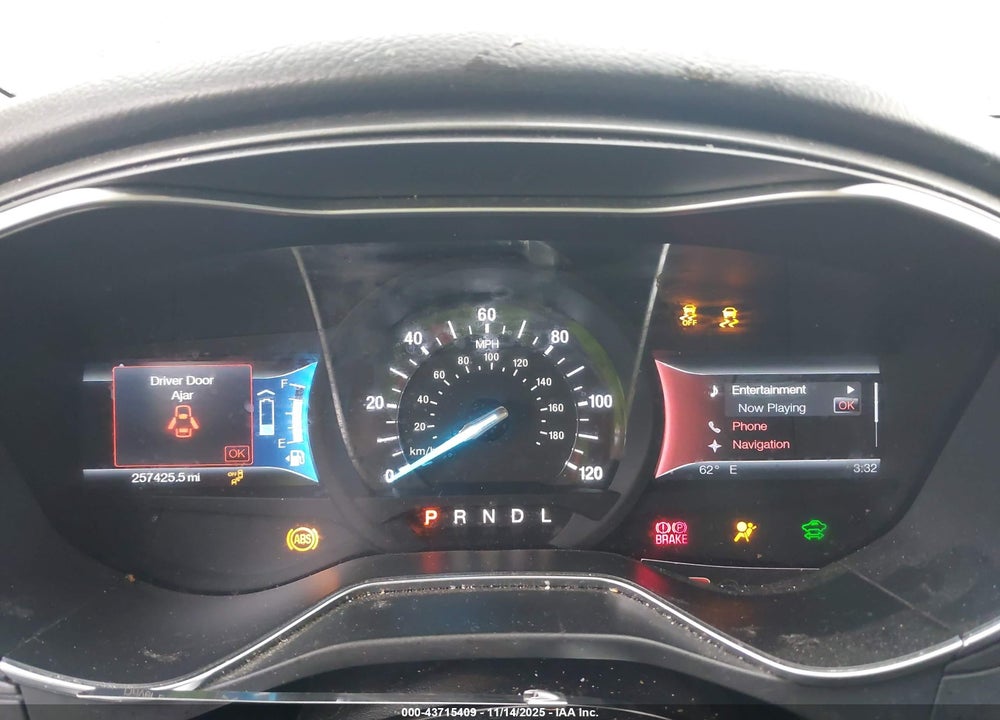 2014 FORD FUSION ENERGI TITANIUM VIN: 3FA6P0SU7ER103290
