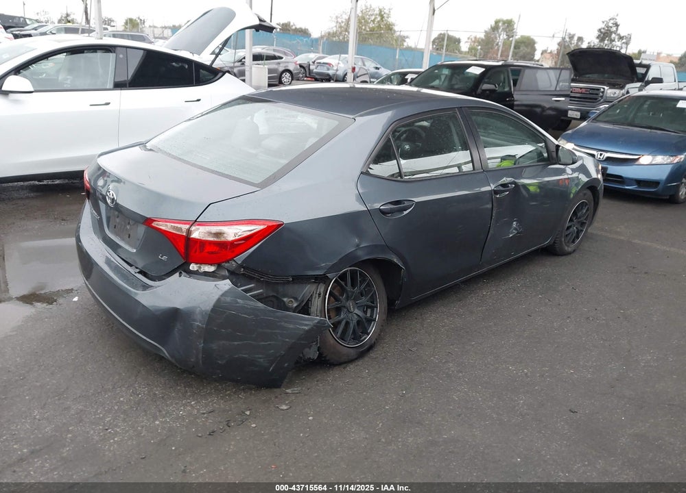 2017 TOYOTA COROLLA LE VIN: 2T1BURHE7HC932294