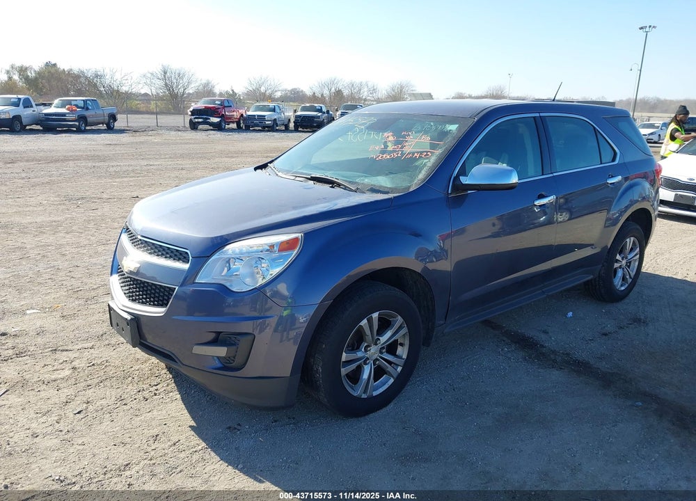2013 CHEVROLET EQUINOX LS VIN: 2GNALBEK4D6256597