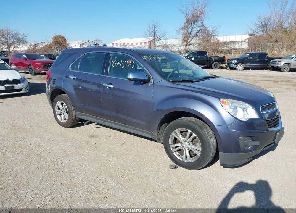 2013 CHEVROLET EQUINOX LS VIN: 2GNALBEK4D6256597