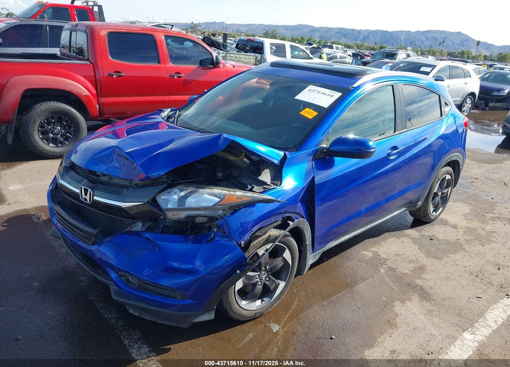 2018 HONDA HR-V EX-L VIN: 3CZRU6H78JM704505