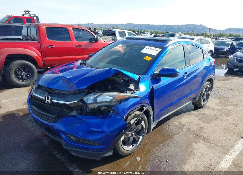 2018 HONDA HR-V EX-L VIN: 3CZRU6H78JM704505