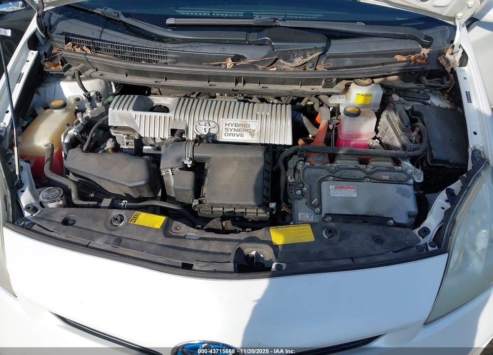 2012 TOYOTA PRIUS THREE VIN: JTDKN3DU2C5415482