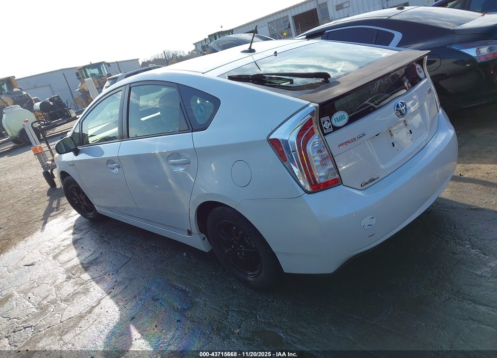 2012 TOYOTA PRIUS THREE VIN: JTDKN3DU2C5415482