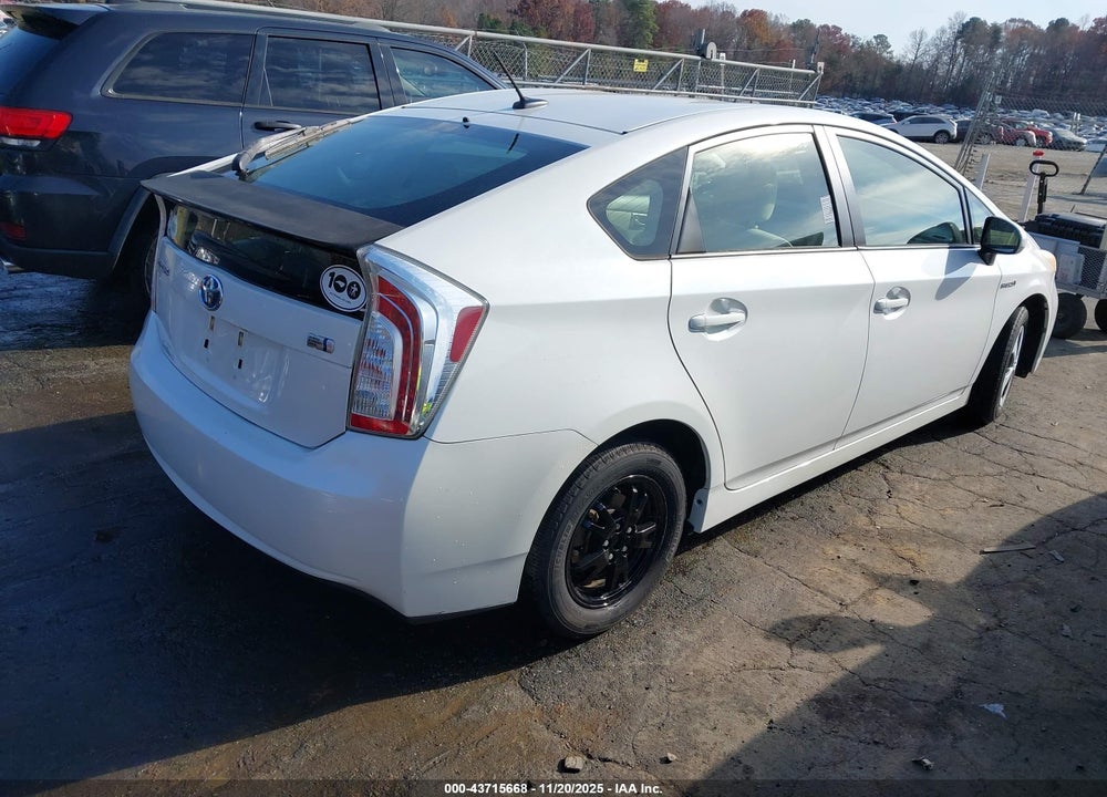2012 TOYOTA PRIUS THREE VIN: JTDKN3DU2C5415482