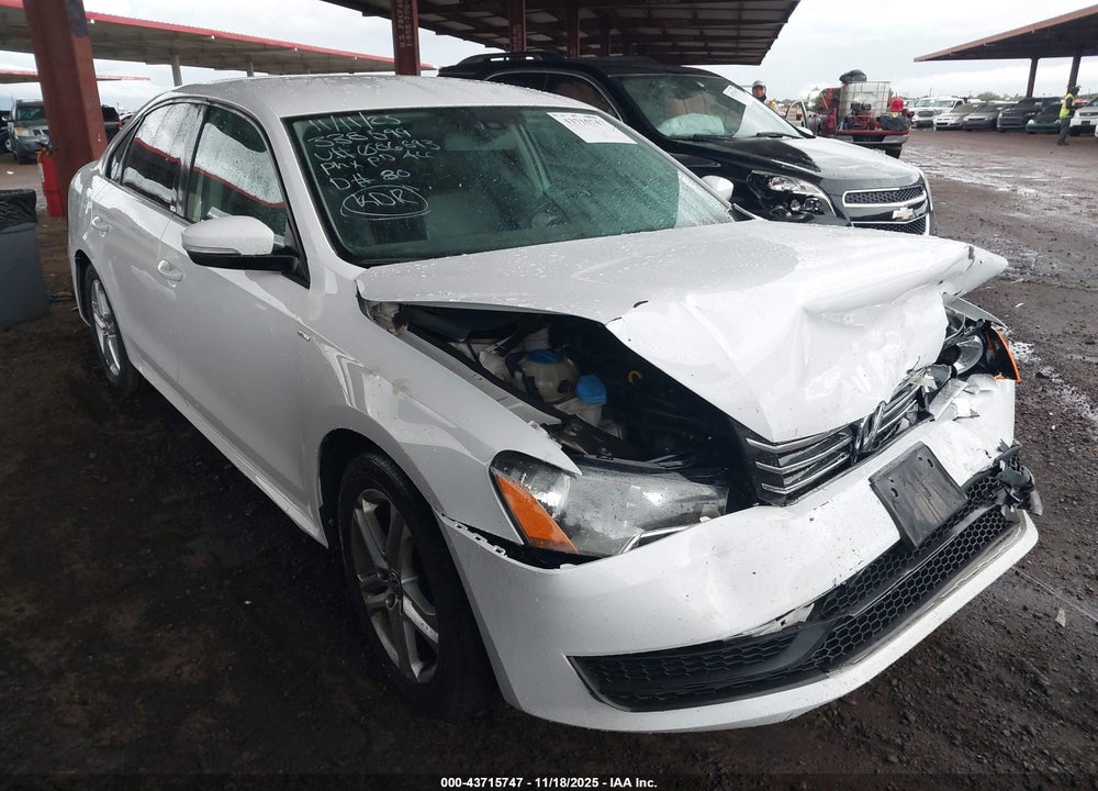 2014 VOLKSWAGEN PASSAT 1.8T WOLFSBURG EDITION VIN: 1VWAT7A39EC086893