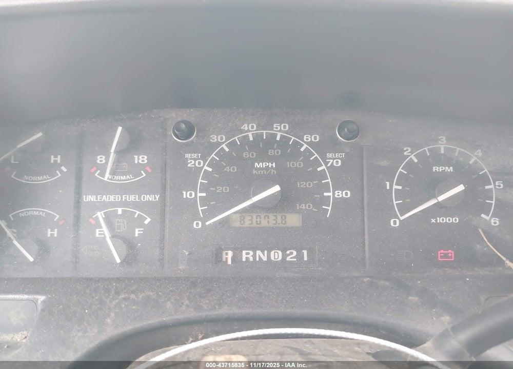 1995 FORD F250 VIN: 1FTHX25G8SEA63868