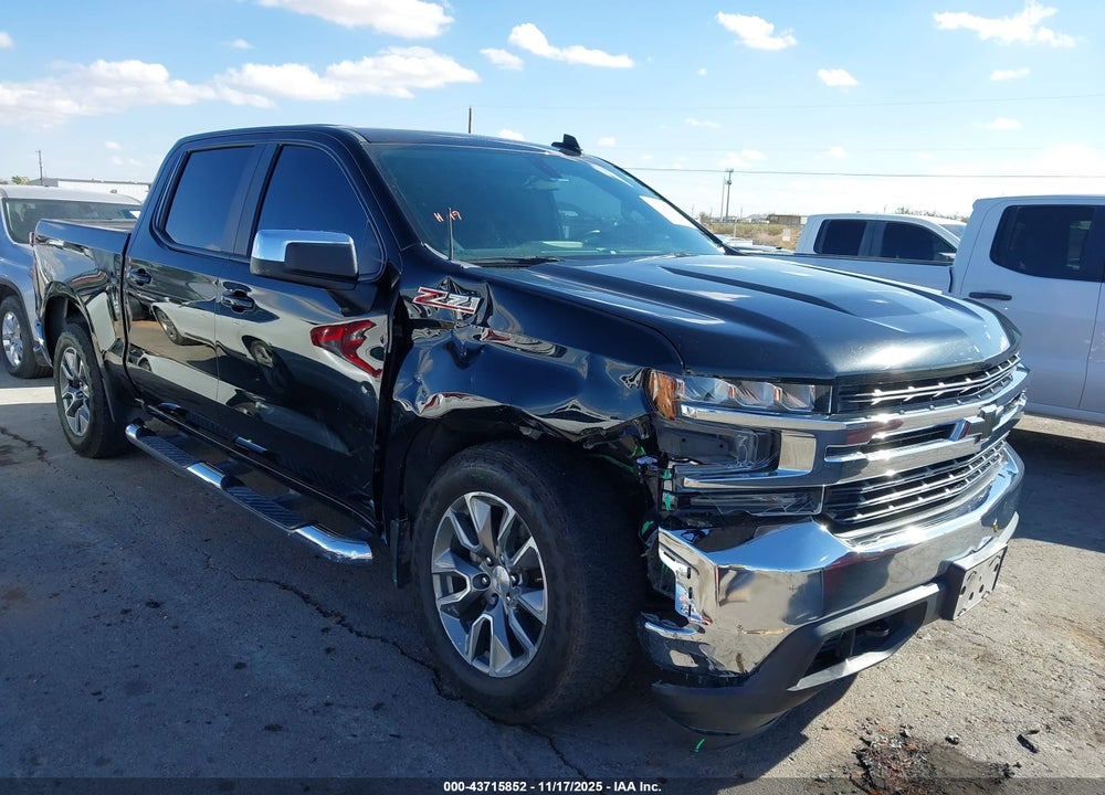 2021 CHEVROLET SILVERADO 1500 4WD  SHORT BED LT VIN: 1GCUYDED5MZ174449