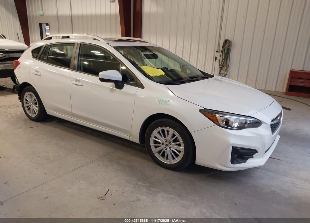 2018 SUBARU IMPREZA VIN: 4S3GTAB62J3724625