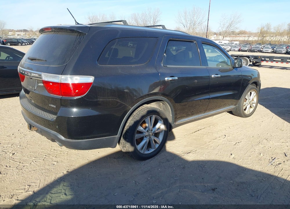 2011 DODGE DURANGO CREW VIN: 1D4RE4GG1BC628558