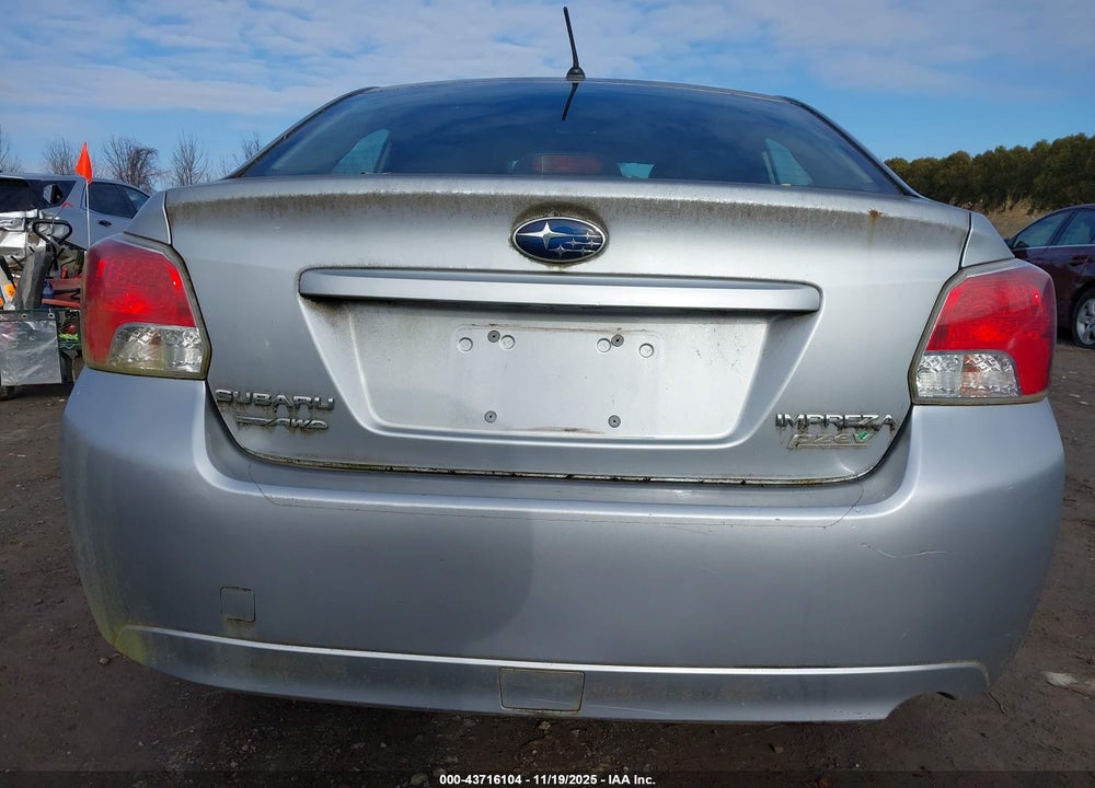 2012 SUBARU IMPREZA 2.0I PREMIUM VIN: JF1GJAD68CG002130