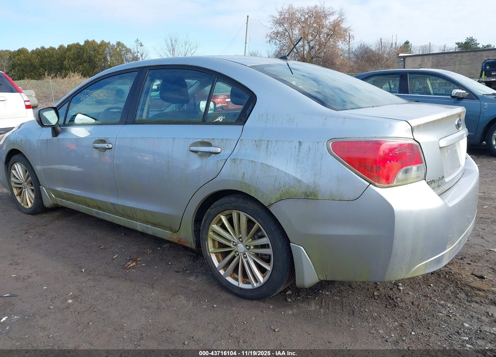 2012 SUBARU IMPREZA 2.0I PREMIUM VIN: JF1GJAD68CG002130