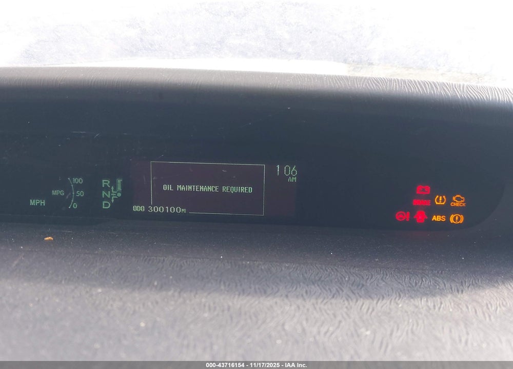 2010 TOYOTA PRIUS IV VIN: JTDKN3DU2A5226795