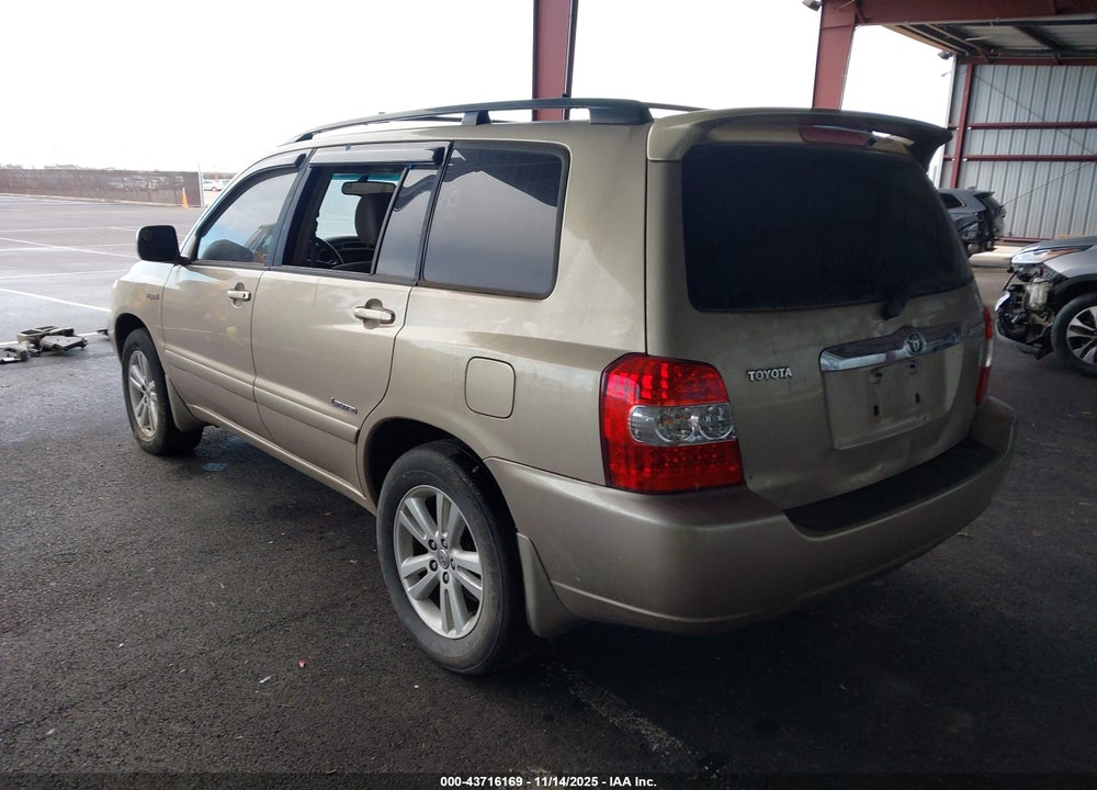 2006 TOYOTA HIGHLANDER HYBRID LIMITED V6 VIN: JTEDW21A060011488