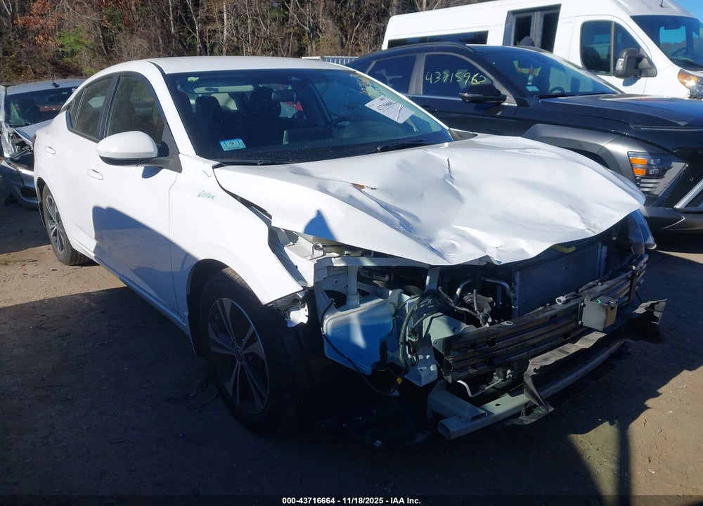 2021 NISSAN SENTRA SV XTRONIC CVT VIN: 3N1AB8CV1MY327509