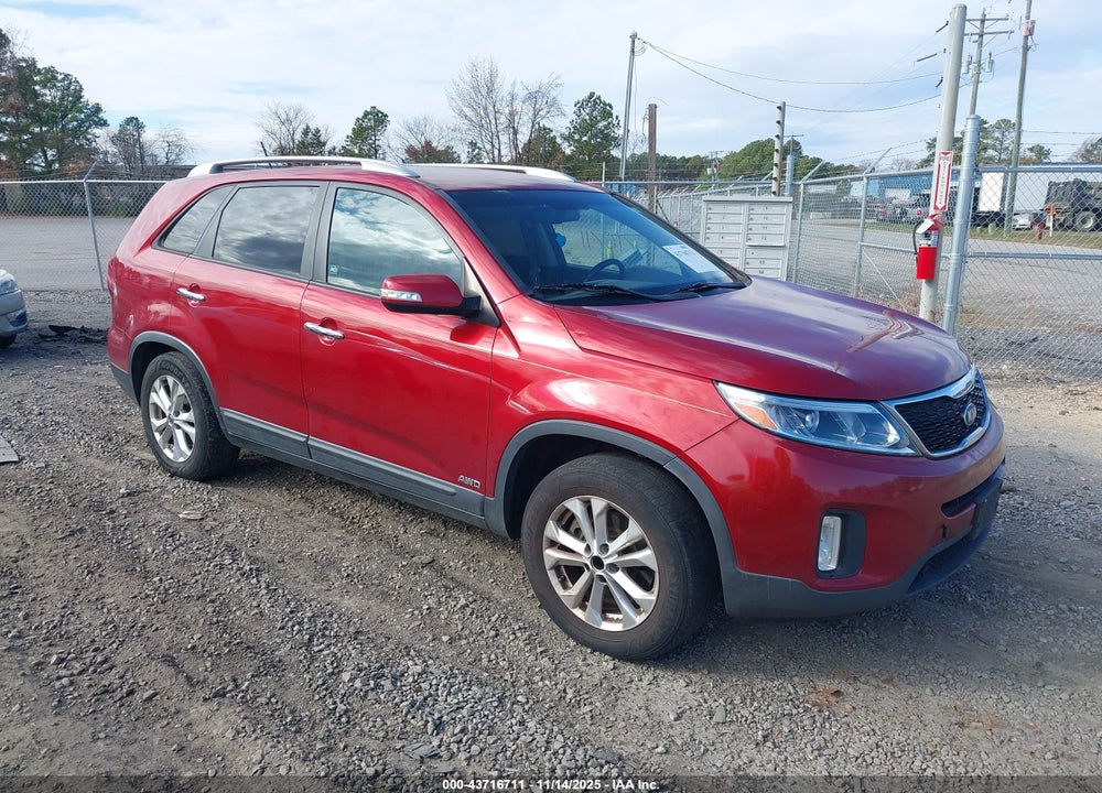 2014 KIA SORENTO LX VIN: 5XYKTCA68EG539598